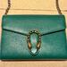 Gucci Bags | Dionysus Mini Leather Chain Wallet | Color: Green | Size: Mini