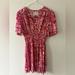 Anthropologie Dresses | Anthropologie Hd In Paris Pink Floral Dress Size 8 | Color: Pink/White | Size: 8