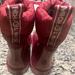 Michael Kors Shoes | Micheal Kors Red Ankle Rain Boot, Size 11 | Color: Red | Size: 11