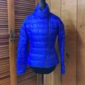 Athleta Jackets & Coats | Athleta Puffer Coat | Color: Blue | Size: M