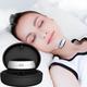 Smart Throat Anti Snoring Device Snore Stopper Stop Snoring Device Intelligent Throat Pulse Stop Snoring Device Sleep Instrument Electric Snoring Corrector,One Size,Silver