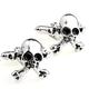 Skull Cufflinks Retro Skull Design Men's Cufflinks (Metallic Color: 10) ()