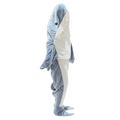 Shark Blanket Adult to Put On Shark Blanket Sleeping Bag Shark Tail Suit Super Soft Blue Shark Sleeping Bag Blanket Portable Onesie Children's Hoodie Costume
