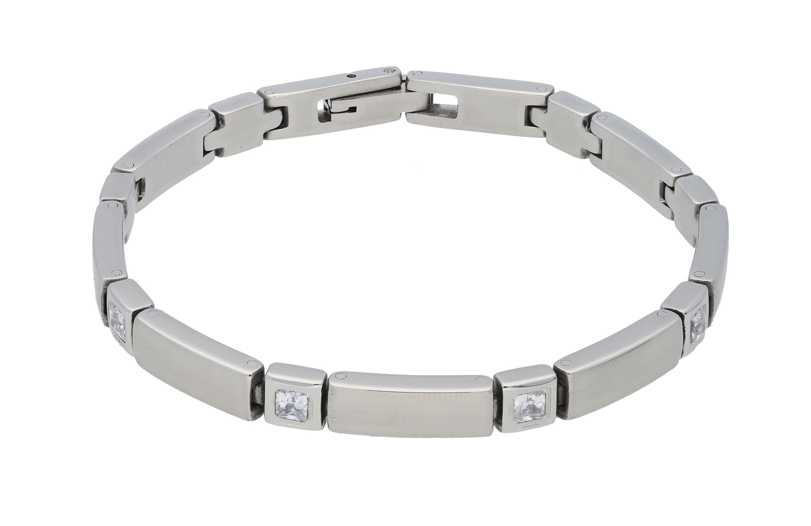 Edelstahlarmband VIVANCE "Element", silber (silberfarben), Armbänder, Edelstahl