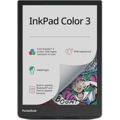 POCKETBOOK E-Book "InkPad Color 3", grau, 32 GB, Tablets/E-Book Reader, E-Book Reader mit Lautsprecher und Bluetooth-Schnittstelle