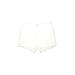 Sam Edelman Denim Shorts: Ivory Solid Bottoms - Women's Size 27 - Stonewash