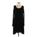 The Vanity Room Casual Dress: Black Dresses - Women's Size Large