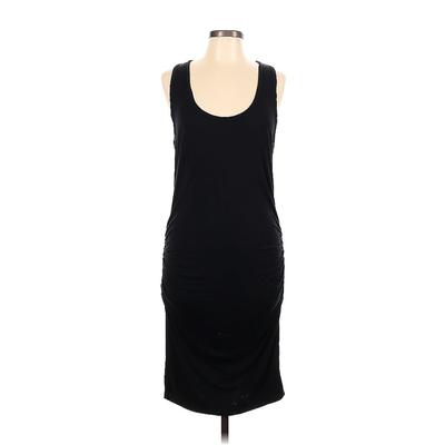 Venus Casual Dress - Sheath Scoop Neck Sleeveless: Black Solid Dresses - Women's Size Large