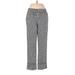 Lauren by Ralph Lauren Casual Pants - Mid/Reg Rise Straight Leg Boyfriend: Black Bottoms - Women's Size 6