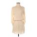 Cleobella Casual Dress - Mini: Ivory Solid Dresses - Women's Size Small