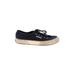 Superga Sneakers: Blue Solid Shoes - Women's Size 38 - Almond Toe