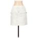 CALVIN KLEIN JEANS Denim Skirt: Ivory Bottoms - Women's Size 27