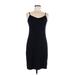 Apt. 9 Casual Dress - Sheath V Neck Sleeveless: Black Print Dresses - Women's Size Medium