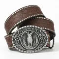 Ceinture de cowboy western rétro wapiti boho