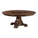 Kincaid Portolone 38.25" Alder Solid Wood Pedestal Dining Table Wood in Brown | 27 H x 38.25 W x 38.75 D in | Wayfair 95-052P