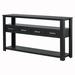 Red Barrel Studio® Maleeny 62.45" Console Table Wood in Black | 32.25 H x 62.45 W x 13.68 D in | Wayfair BEFB103E178747BAA87589F680AC77BB