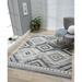 Gray Rectangle 12'6" x 15' Area Rug - Union Rustic Anna-Sofia Geometric Power Loom Rectangle 5'3" x 7'2" Area Rug in Beige/ | Wayfair