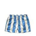 OAS Herren Schwimm Shorts Regular Fit Blau gestreift