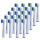 Folio24 - Aufsteckbürsten kompatibel mit vielen Oral-B elektrischen Zahnbürsten 20 St Zahnbürste