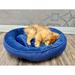 Tucker Murphy Pet™ Cuddlove Oval Pet Bed Navy Medium Polyester in Blue | 5 H x 24 W x 18 D in | Wayfair E997C0E0A6C54FF08664C23344794DE7