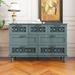 Ophelia & Co. Elegant Storage Cabinet For Living Room Wood in Green | 31.5 H x 47.2 W x 15.8 D in | Wayfair E4755C4E2CC94014BB34F1BF09D7A840