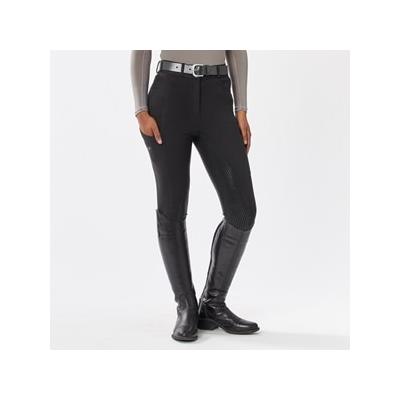 Piper Knit Everyday High - Rise Breeches by SmartPak - Full Seat - 32L - Black - Smartpak