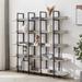 17 Stories Birchgrove Bookcase Metal in Gray | 70.9 H x 70.9 W x 11.8 D in | Wayfair 4A9AAE635CD14602A962951778ACE0EC