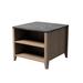 Wrought Studio™ Jenish Coffee Table Wood in Black/Brown | 19.69 H x 23.62 W x 23.62 D in | Wayfair 9A136778A47C4CB895154AE5E500B534