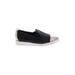 Karl Lagerfeld Paris Flats: Black Color Block Shoes - Women's Size 7 - Almond Toe