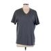 Uniqlo Long Sleeve T-Shirt: Gray Tops - Women's Size Large