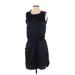 Banana Republic Factory Store Casual Dress: Black Print Dresses - Women's Size Small