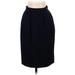Anne Klein II Casual Skirt: Blue Solid Bottoms - Women's Size 4