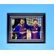 Luis Suarez Signed Photo In Luxury Handmade Wooden Frame & AFTAL Member COA Autograph Memorabilia Football Soccer FC Barcelona Messi Poster