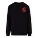 Kapuzenpullover ROCAWEAR "Herren Rocawear Printed Sweatshirt" Gr. S, schwarz (black, red) Herren Pullover Kapuzenpullover