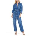 Ética Zeta Zip Front Denim Jumpsuit