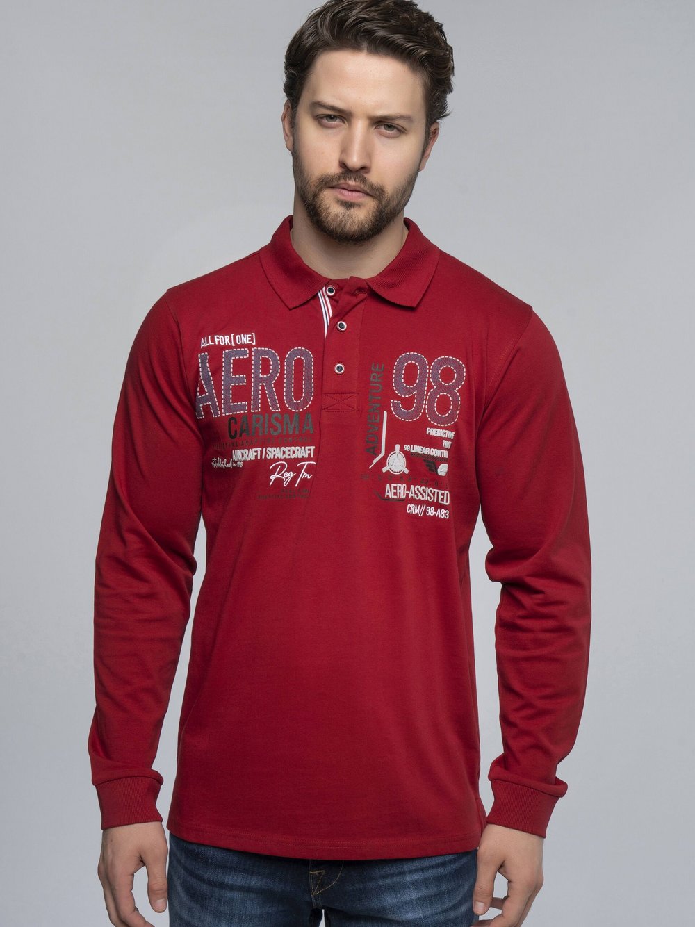 Carisma Longsleeve Herren rot, XXL