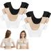 6 Pcs Underarm Sweat Vest Armpit Sweat Proof Shirt Anti Sweat Proof Shirt Armpit Guard Washable Reusable Dress Shields for Underarm Women Underwear Vest Short Sleeve for Women Girls Ladies Armpits(XL)