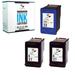 CMYi Ink Cartridge Replacement for HP 21 and HP 22 - 3-pack (2x Black 1x Color)