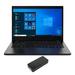 Lenovo ThinkPad L14 Home & Business Laptop (Intel i5-1135G7 4-Core 64GB RAM 2TB PCIe SSD Intel Iris Xe 14.0 60Hz Touch Full HD (1920x1080) WiFi Bluetooth Webcam Win 11 Pro) with USB-C Dock