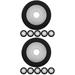 12 Pcs Bearing Wheel Pinch Roller for Recorders Audio Magnetic Tape Voice Cassette Deck DVD Drive Parts