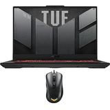 ASUS TUF Gaming A17 Gaming & Entertainment Laptop (AMD Ryzen 7 7735HS 8-Core 64GB DDR5 4800MHz RAM 2TB PCIe SSD GeForce RTX 4060 17.3 144Hz Win 11 Home) with TUF Gaming M3