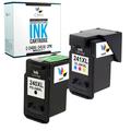 CMYi Ink Cartridge Replacement for Canon PG-240XL and Canon CL-241XL (2-pack: 1 each Black and Tri-Color)