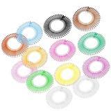 13pcs Stretch Comb Headband Full Circular Stretch Comb Flexible Hair Combs Circle Comb for and