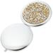 Crystal Makeup Mirror Pocket Purse Lighted Mirrors Silver Gold Foldable Travel Compact