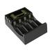 Piartly Charger Rechargeable Battery 4 Slots Indicator Intelligent Circuit Protection Electric AAA AA Supply Accessory
