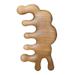 4 Pack Massage Comb Anti-static Comfortable Wooden Manual Tools Professional Styling Scalp Caring Hair