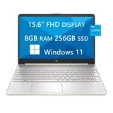 HP 15 FHD Laptop 2023 Newest Upgrade Intel Core i5-1135G7 Quad-core 8GB RAM 256GB SSD Ethernet Fast Charge Webcam Wi-Fi Bluetooth Windows 11 School and Busness Ready LIONEYE HDMI Cable