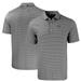 Men's Cutter & Buck Black/White Tampa Bay Buccaneers Big Tall Forge Eco Double Stripe Stretch Recycled Polo