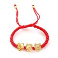 pulunto 2024 Year Of The Dragon Red String Bracelet Dragon Year Bracelet Lucky Dragon Couple Bracelet Handwoven Adjustable Bracelets Chinese New Year Jewelry Gifts P6D6