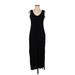 Pink Republic Casual Dress - Slip dress: Black Dresses - Women's Size Large